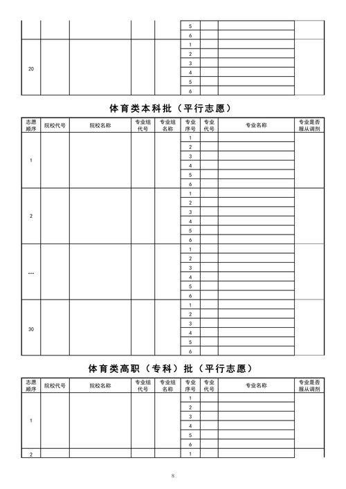 海南高考志愿填报表格模板2026（免费下载）  第1张