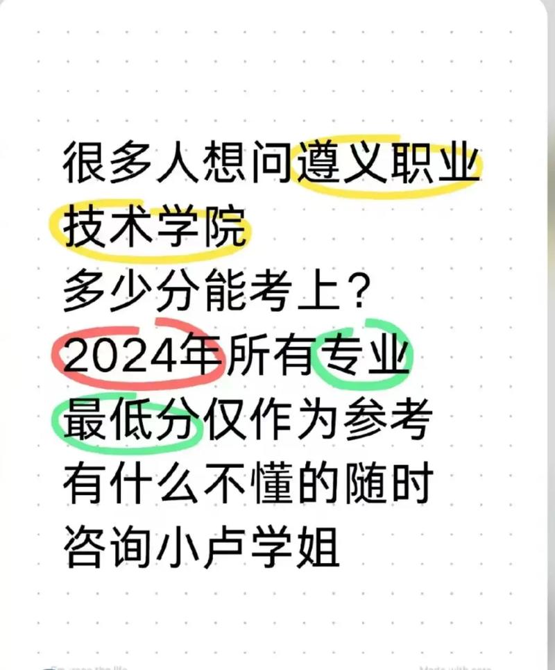 2025遵义职业技术学院录取分数线是多少「在各省录取最低分」 第1张 2025遵义职业技术学院录取分数线是多少「在各省录取最低分」 第1张