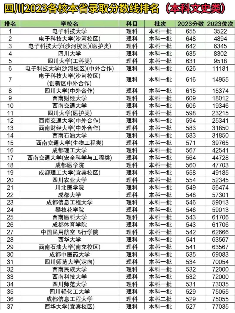四川高考排名167000-168000位次能上什么大学(2026历史类) 第1张 四川高考排名167000-168000位次能上什么大学(2026历史类) 第1张