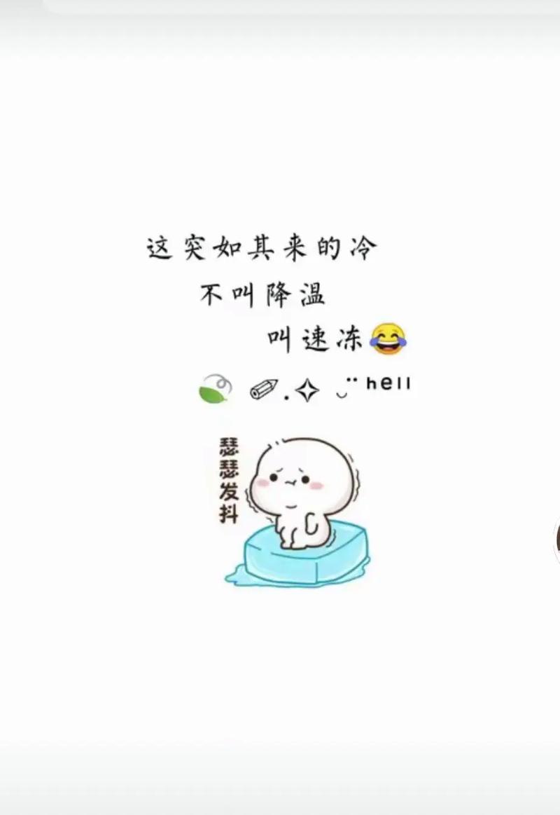 降温了幽默文案，形容天气冷的搞笑句子  第1张