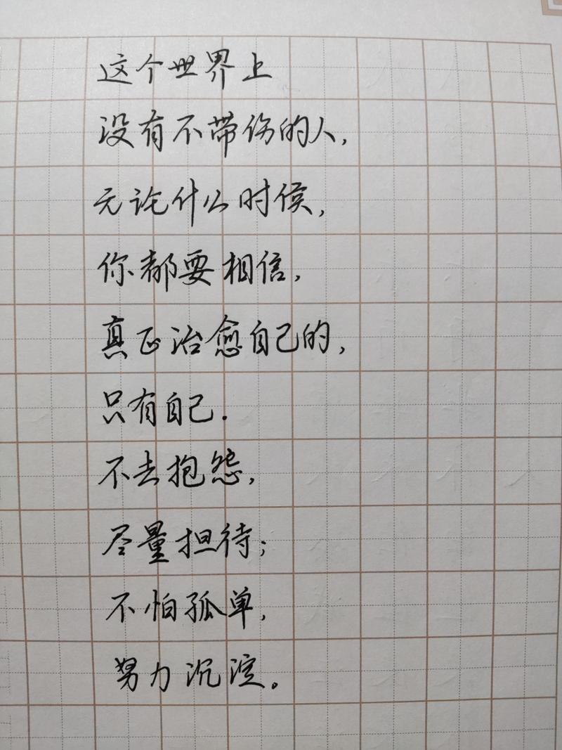 无论在什么时候，都要相信自己，只有自己才能拯救自己。  第1张