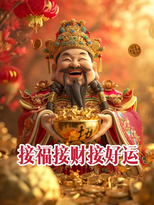 财神到，接财神。财神专渡有缘人！  第1张