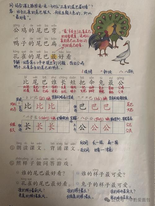 一年级第八单元复习要点 第1张 一年级第八单元复习要点 第1张