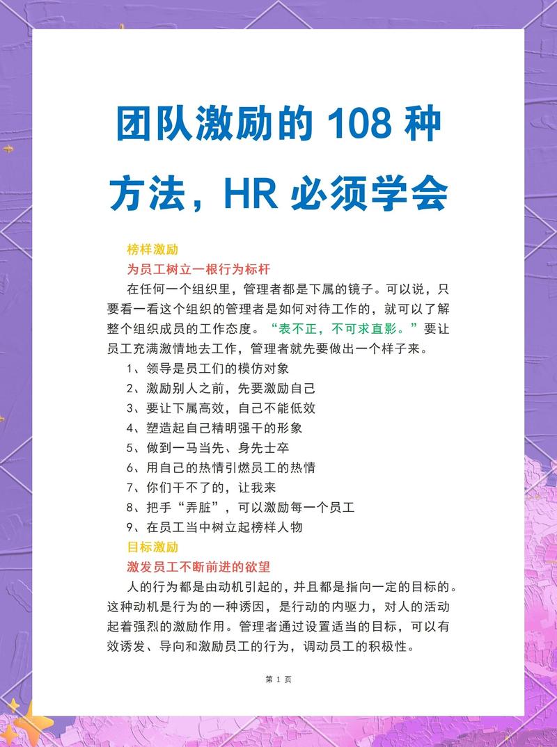 员工鼓励的话语和激励话：激发团队潜能，共创卓越未来  第1张