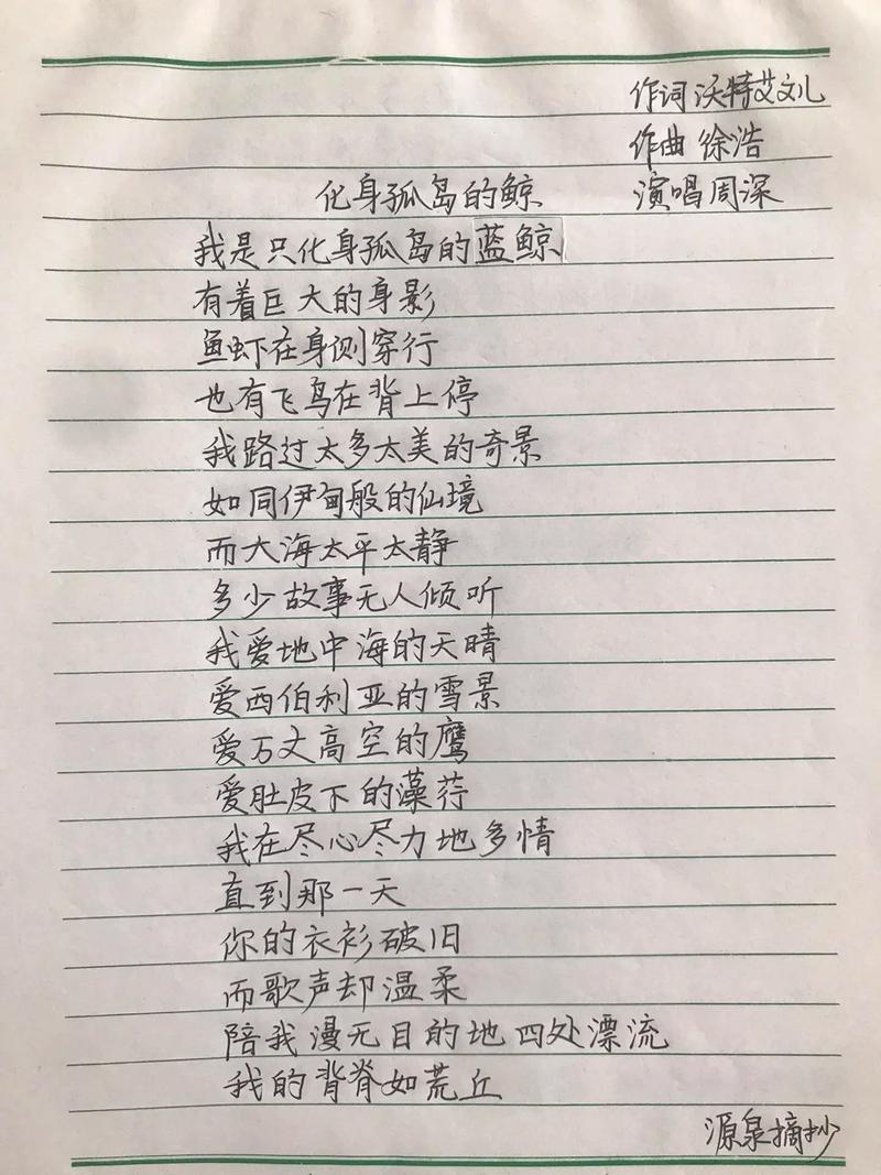 化身孤岛的鲸 文/马婷 第1张 化身孤岛的鲸 文/马婷 第1张