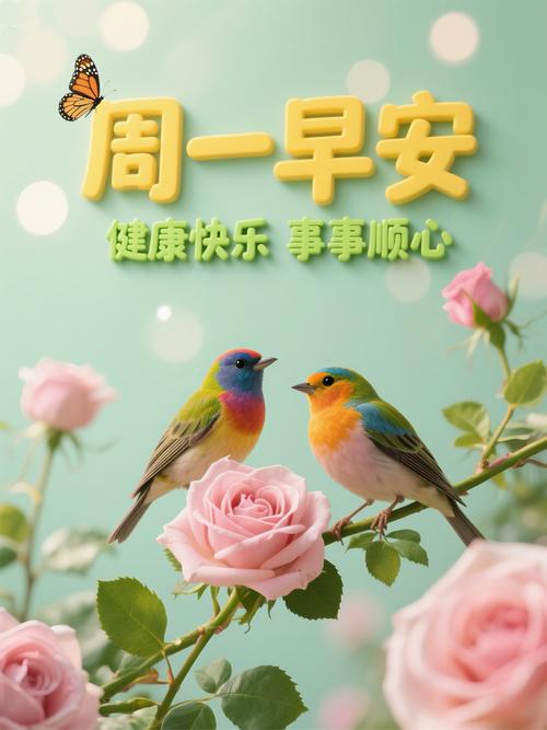 周一早安，10句简短问候祝福语，希望日子安静，抬头皆是温柔  第1张