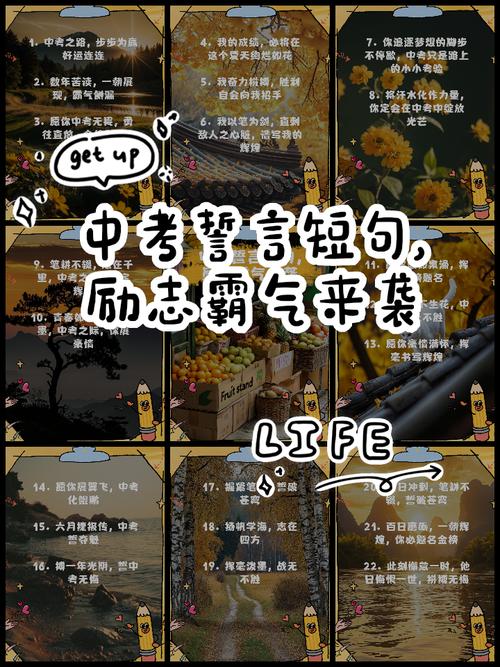 67句中考祝福语,精选简短鼓励语,2024中考加油! 第1张 67句中考祝福语,精选简短鼓励语,2024中考加油! 第1张