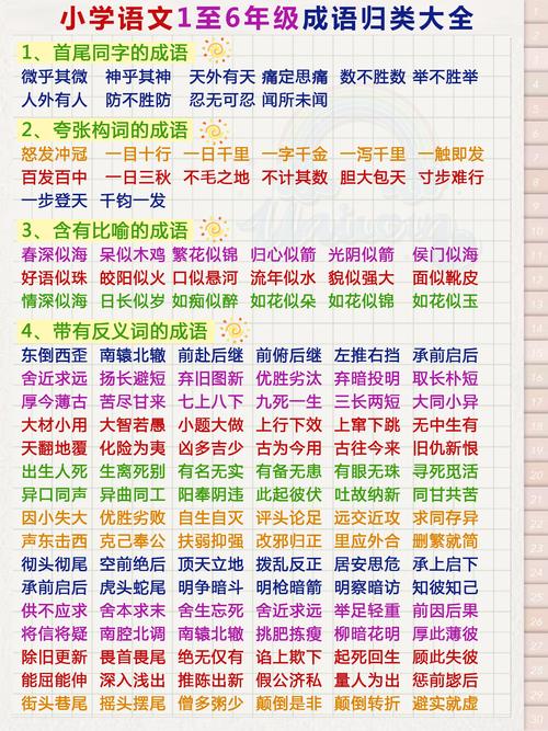 小学1?6年级名言名句、成语、谚语、歇后语大汇总!(老师必备) 第1张 小学1?6年级名言名句、成语、谚语、歇后语大汇总!(老师必备) 第1张
