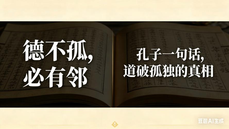 孔子名言赏析：“德不孤，必有邻”——如何在现代社会找到我们的“邻”  第1张